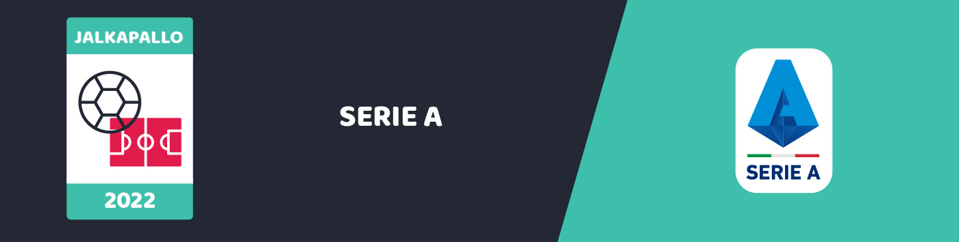 Serie A:n logo ja tekstiä